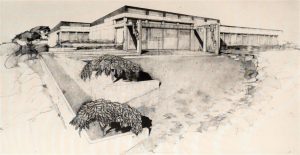 Richard Neutra - 1923, Diatom prefabricated House (persp)
